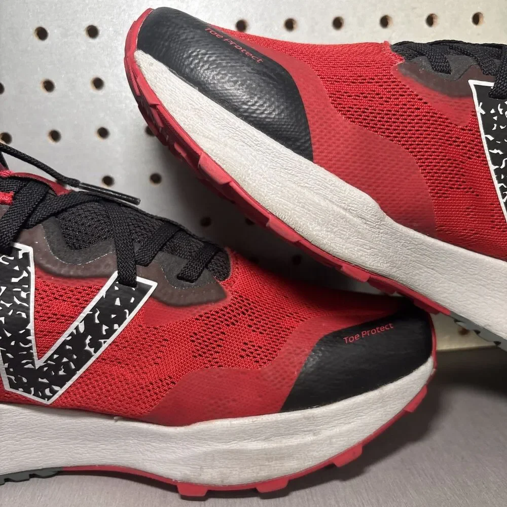 New Balance Nitrel v4 Trail Running Shoes Mens Sz 13 Red Black DynaSoft MTNTRRB4